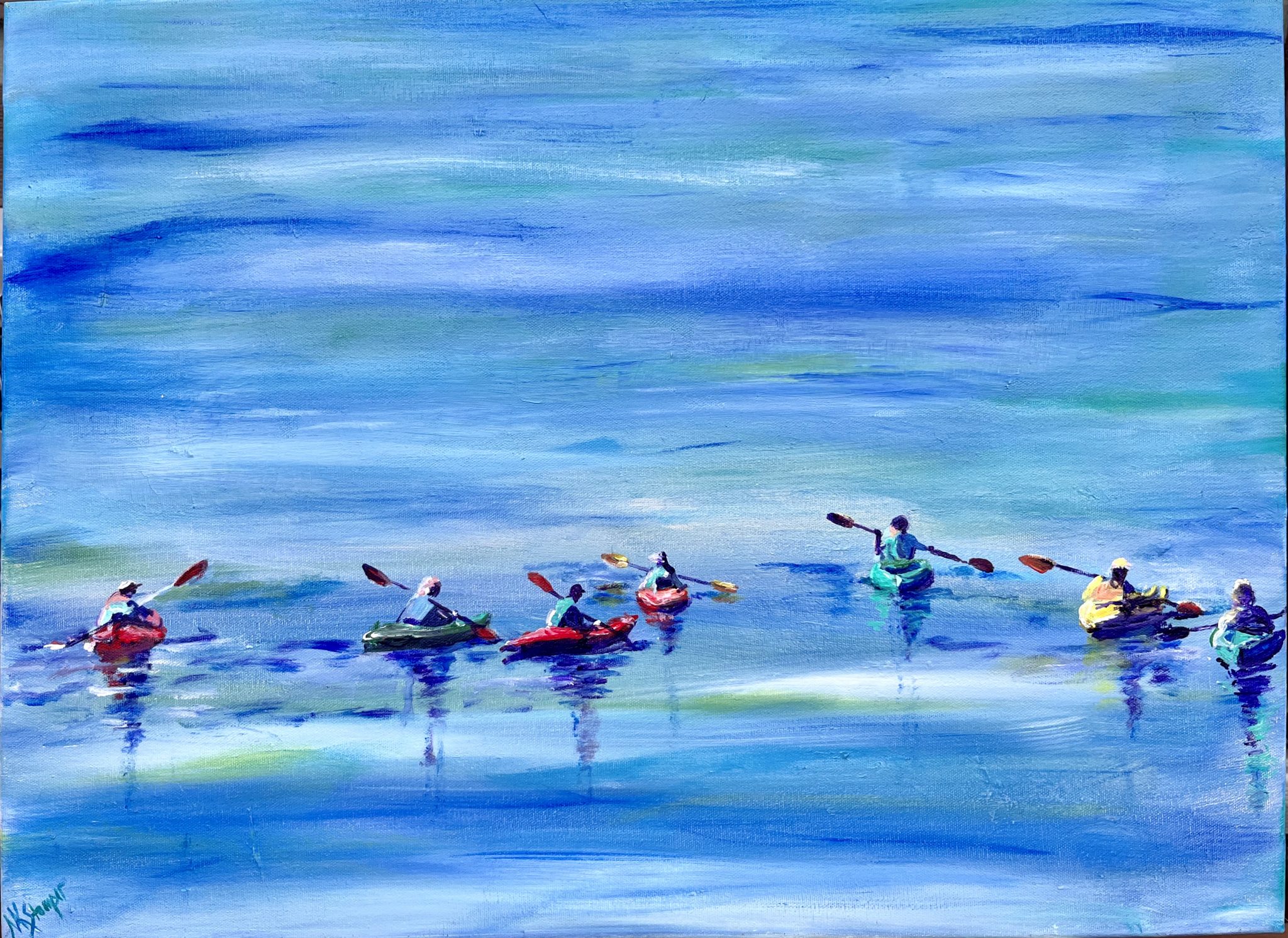 Children painting